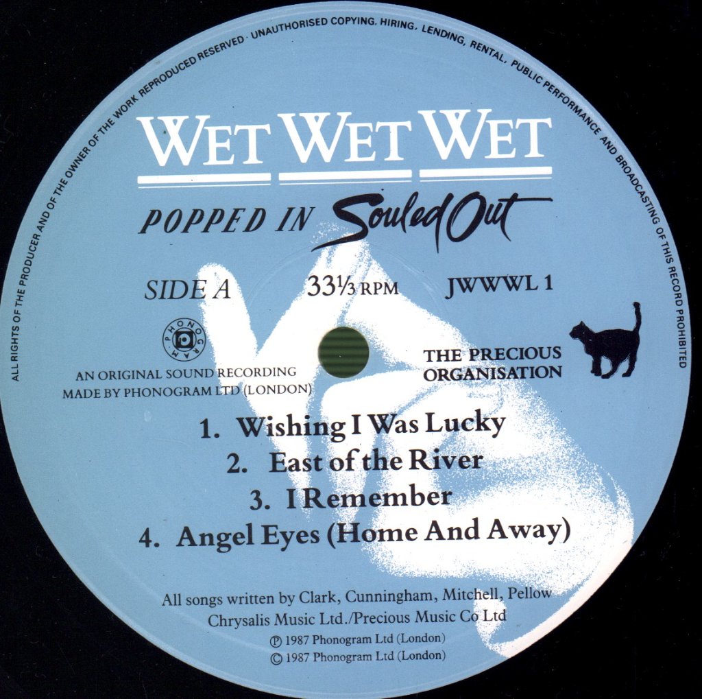 Wet Wet Wet - Popped In Souled Out - Lp