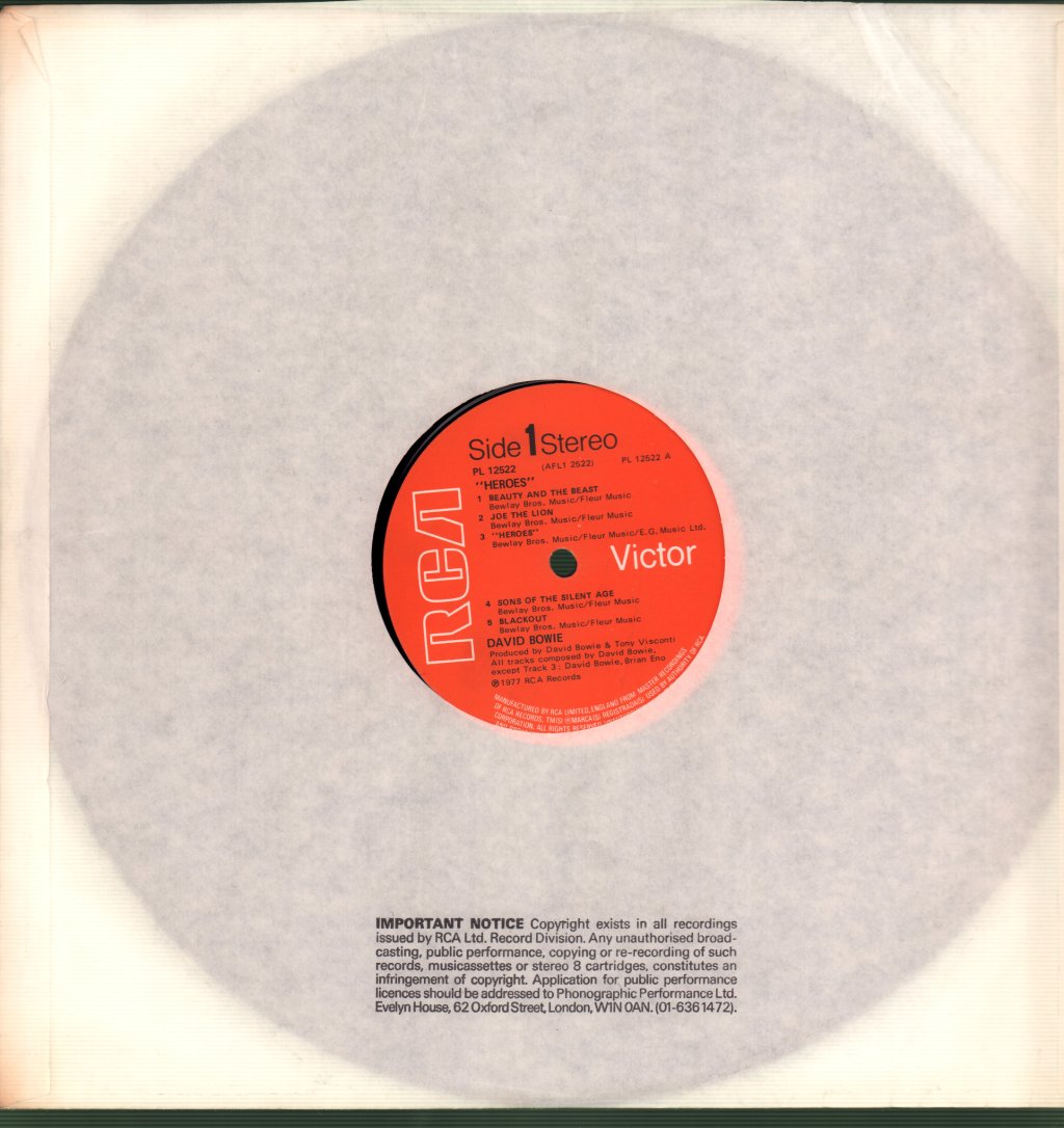 David Bowie - Heroes - Lp