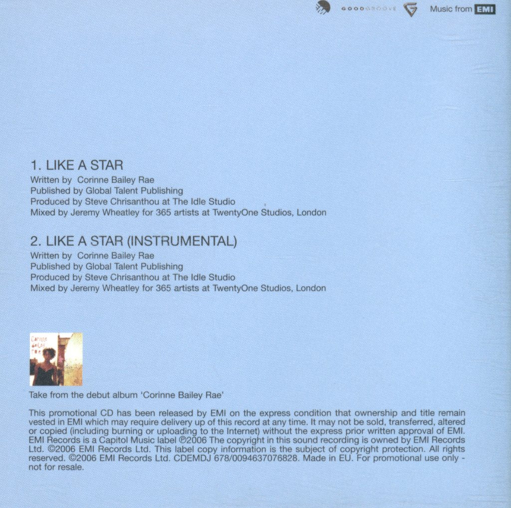 Corinne Bailey Rae - Like A Star - Cd