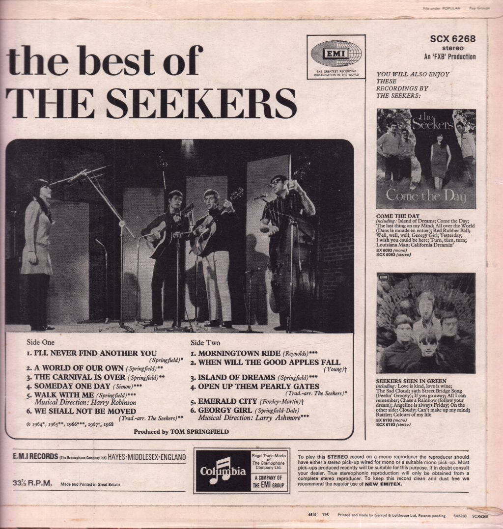 Seekers - Best Of - Lp