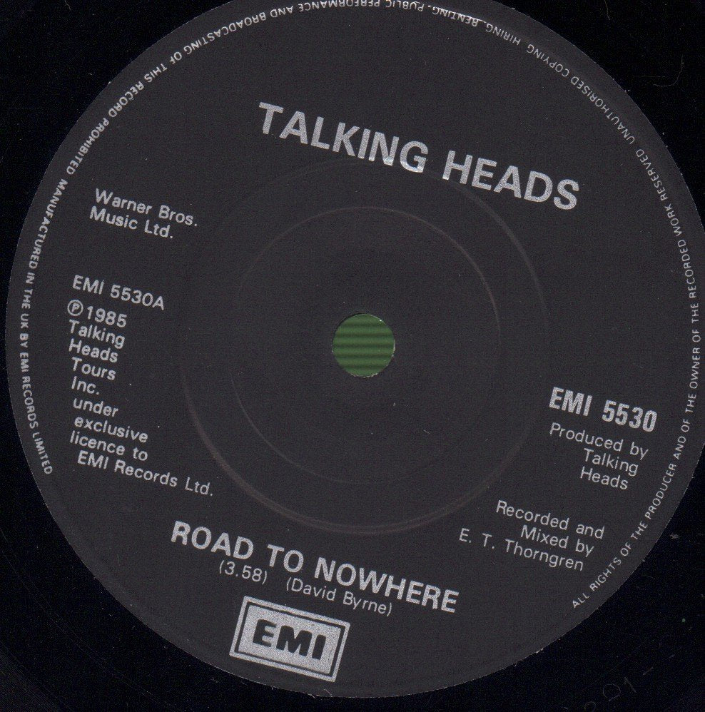 Talking Heads - Road To Nowhere - 7 Inch