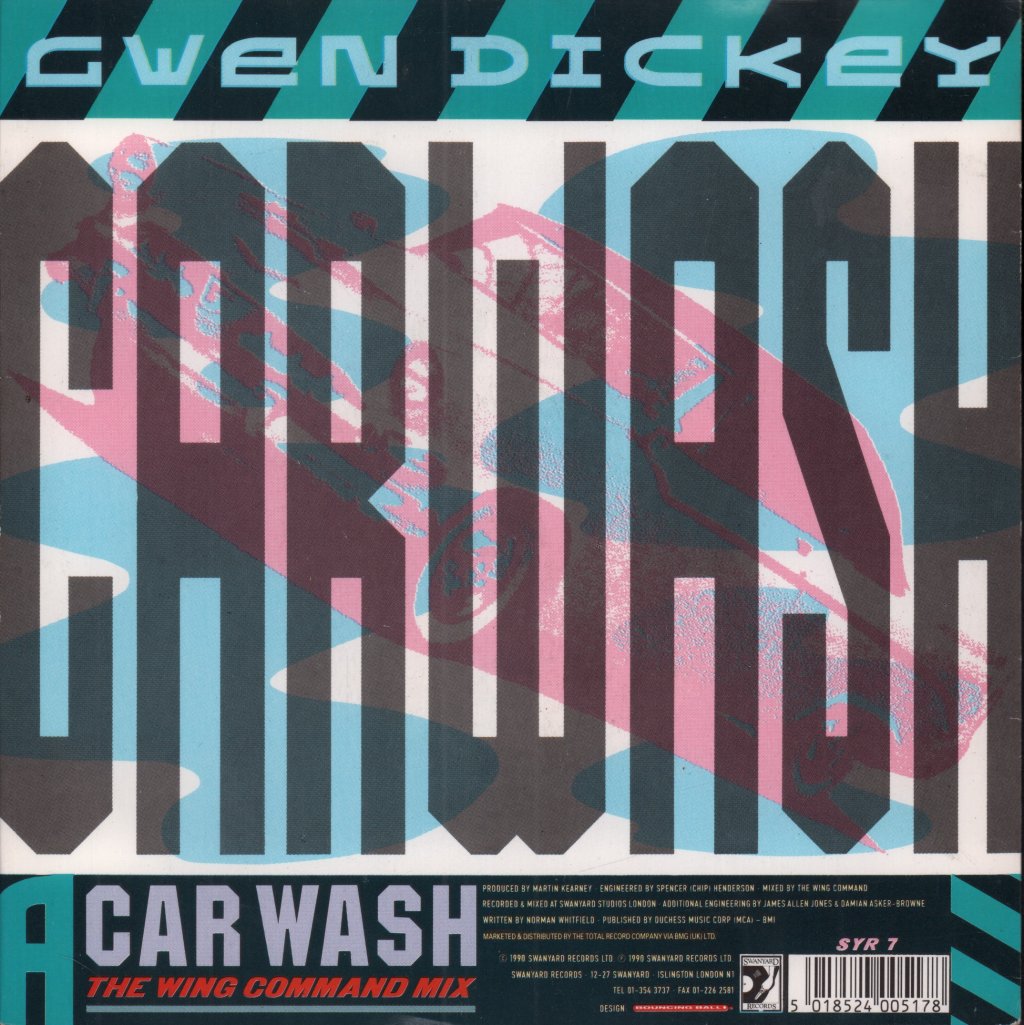 Gwen Dickey - Car Wash - 7 Inch