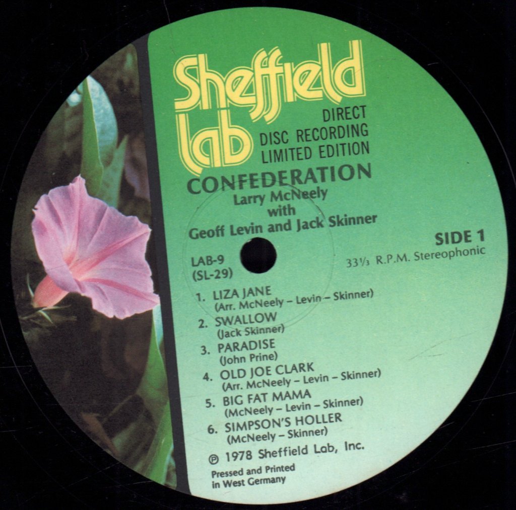 Larry Mcneely - Confederation - Lp