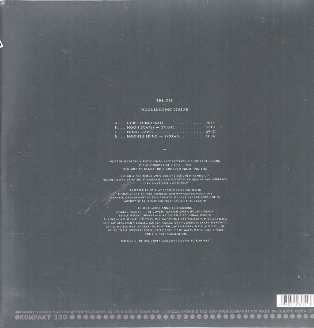 ORB - Moonbuilding 2703 AD - Double Lp