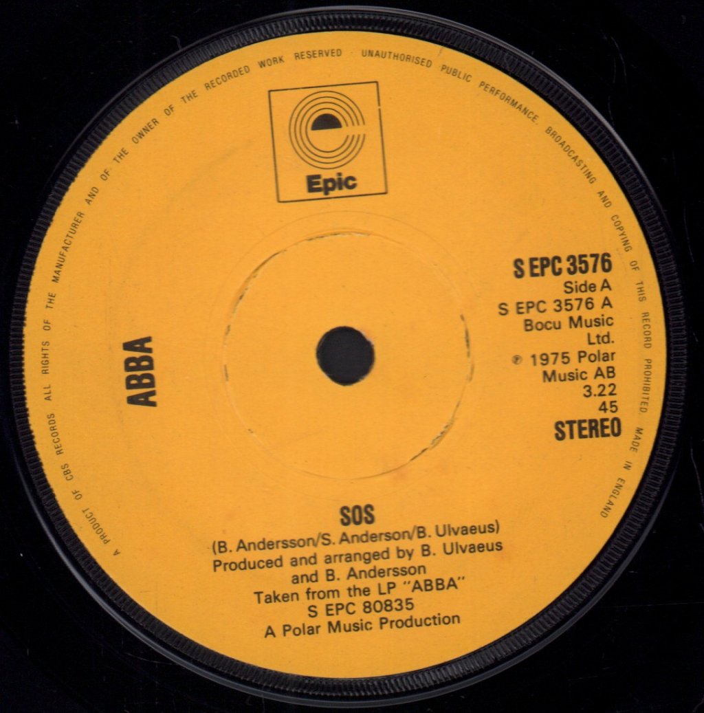 ABBA - SOS - 7 Inch