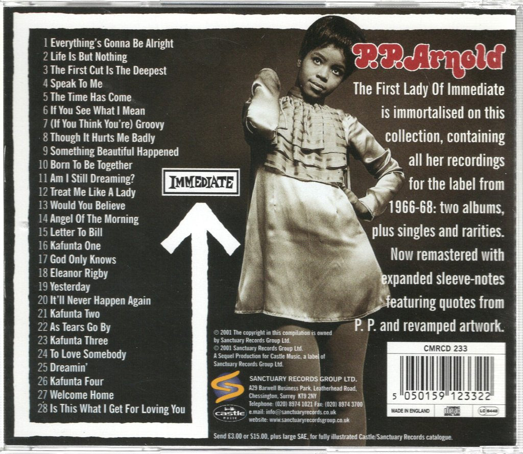 P.P. Arnold - First Cut (The Immediate Anthology) - Cd