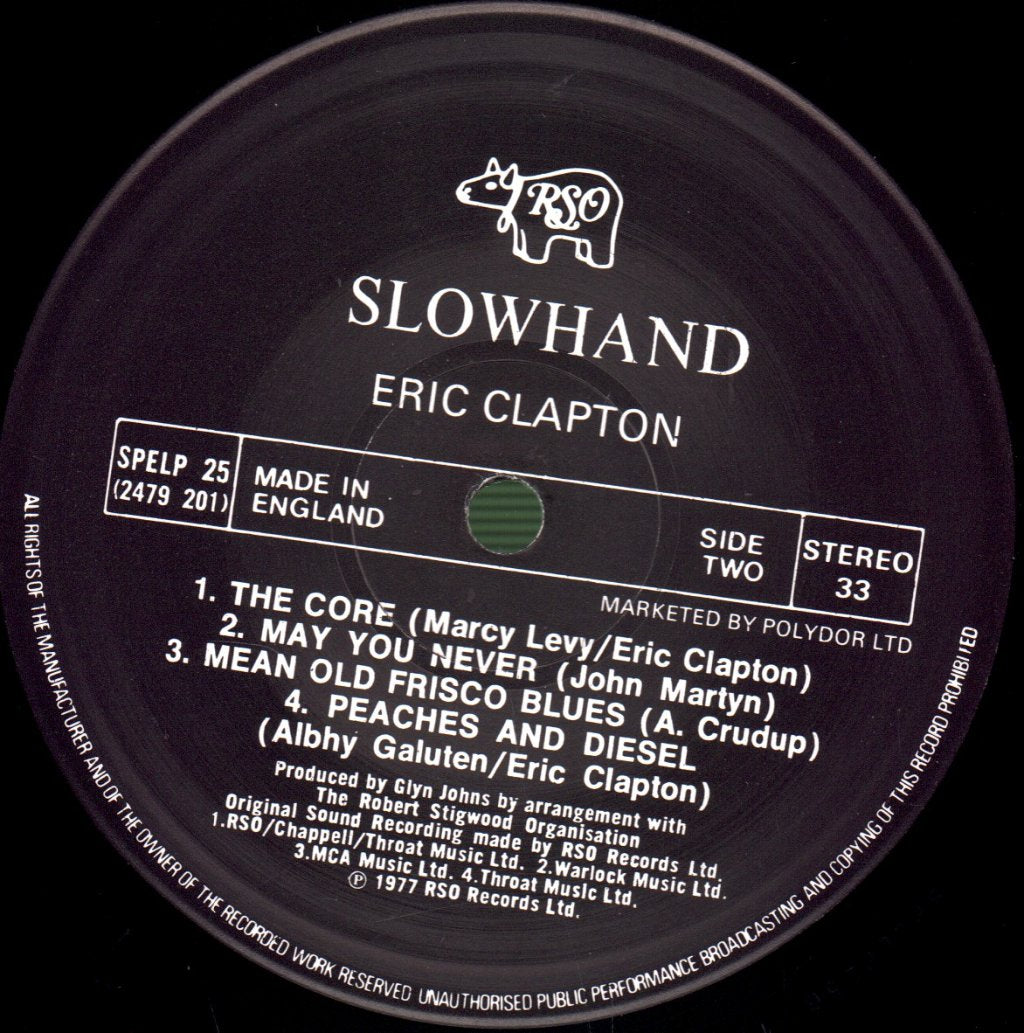 Eric Clapton - Slowhand - Lp