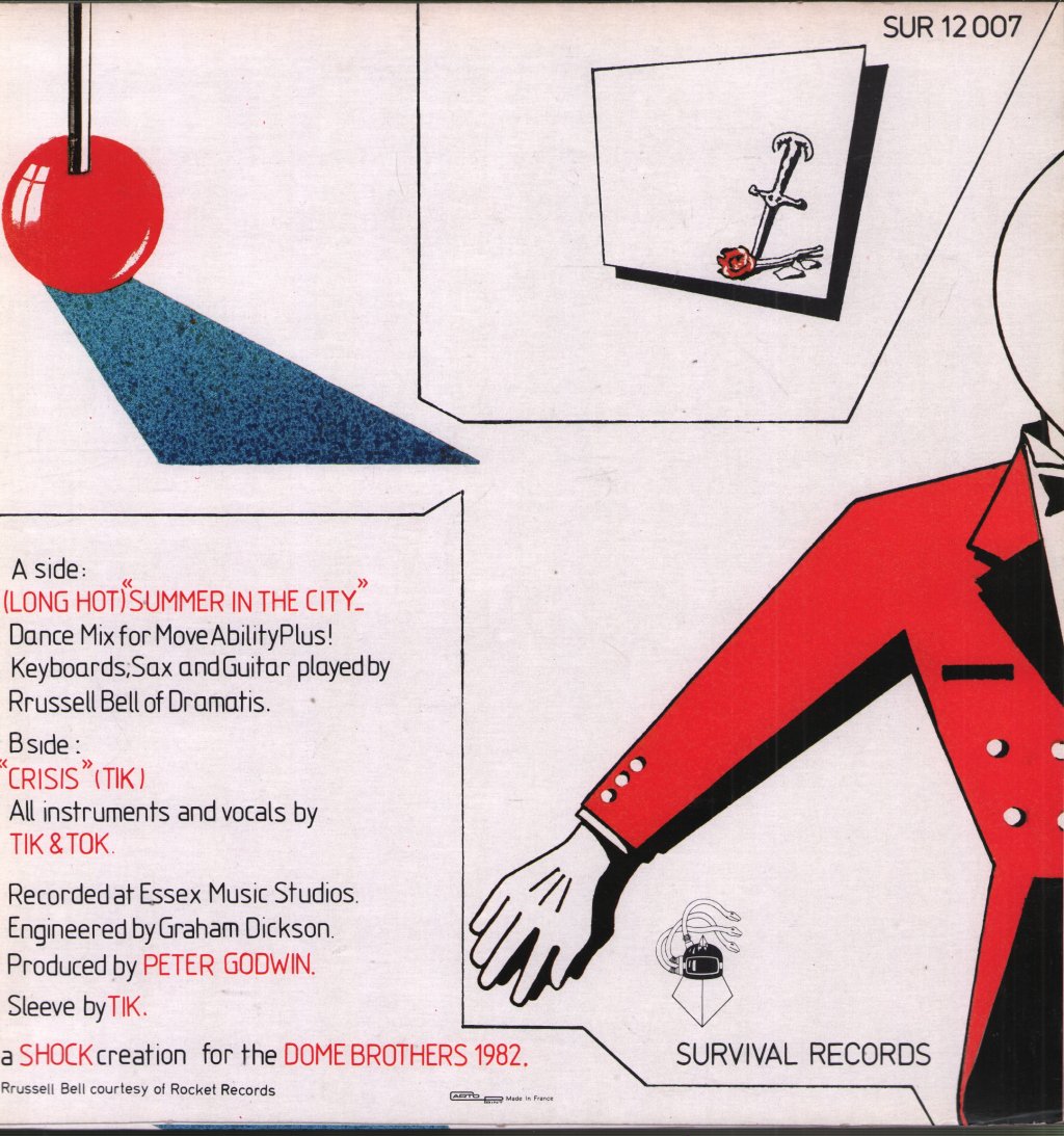 Tik And Tok - Summer In The City - 12 Inch
