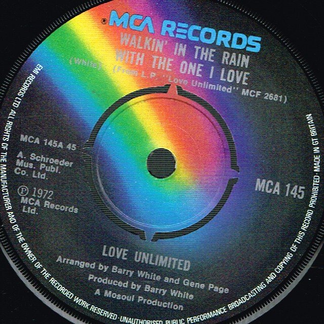 Love Unlimited - Walkin' In The Rain With The One I Love - 7 Inch