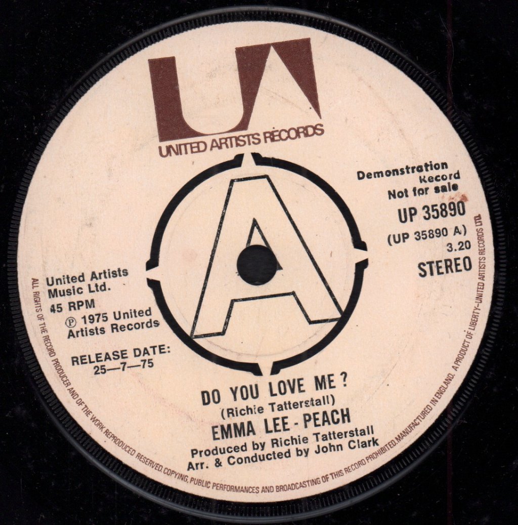 Emma Lee Peach - Do You Love Me - 7 Inch