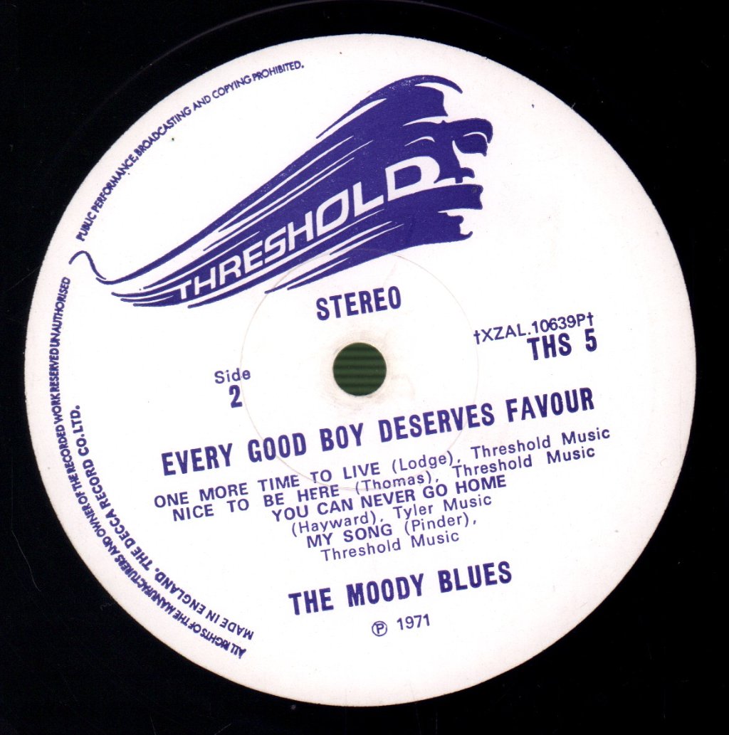 Moody Blues - Every Good Boy Deserves Favour - Lp