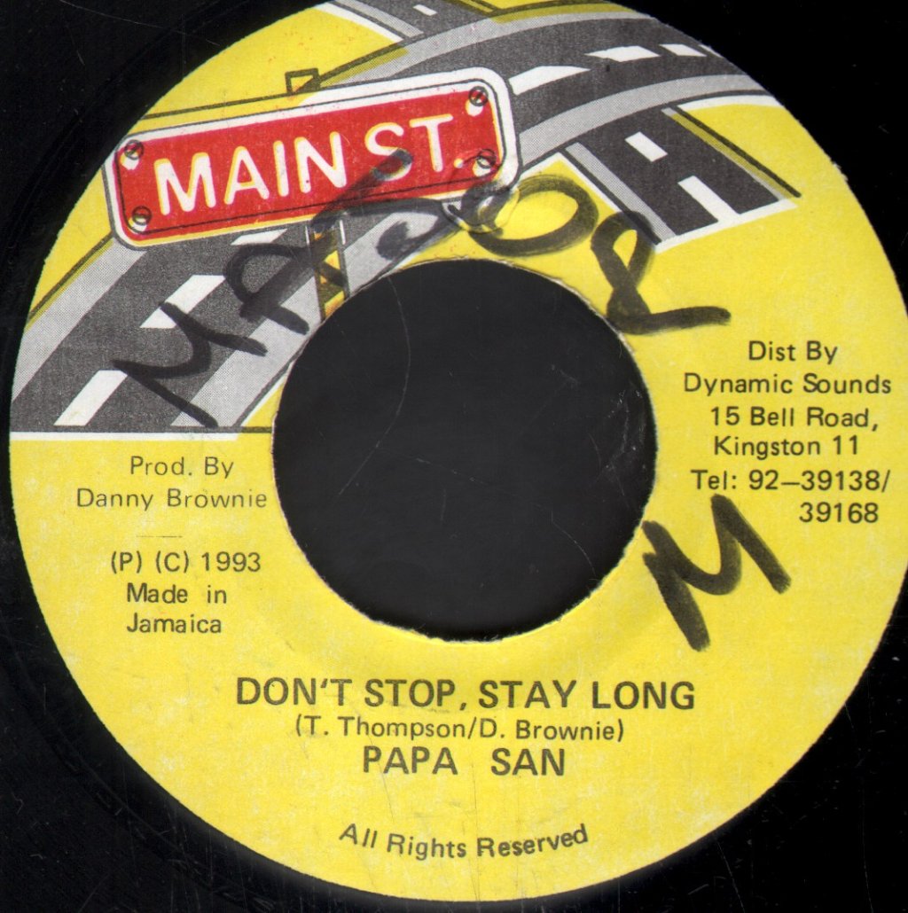 Papa San - Don't Stop, Stay Long - 7 Inch
