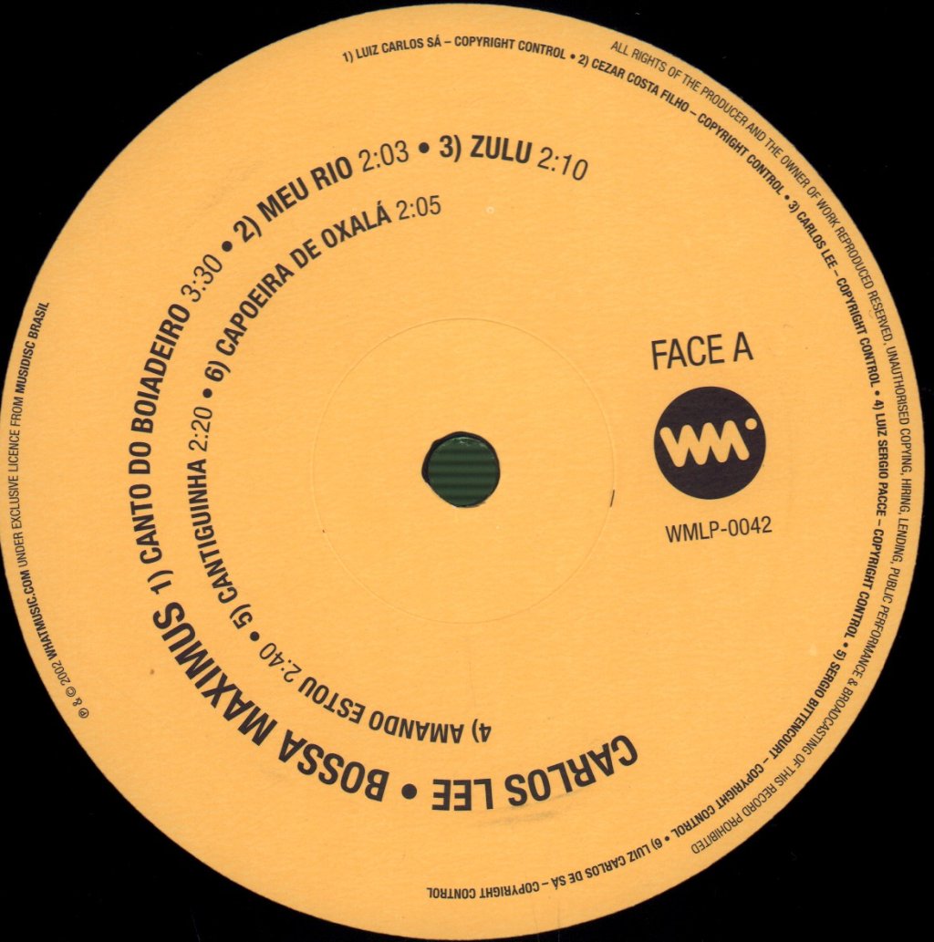 Carlos Lee - Bossa Maximus - Lp