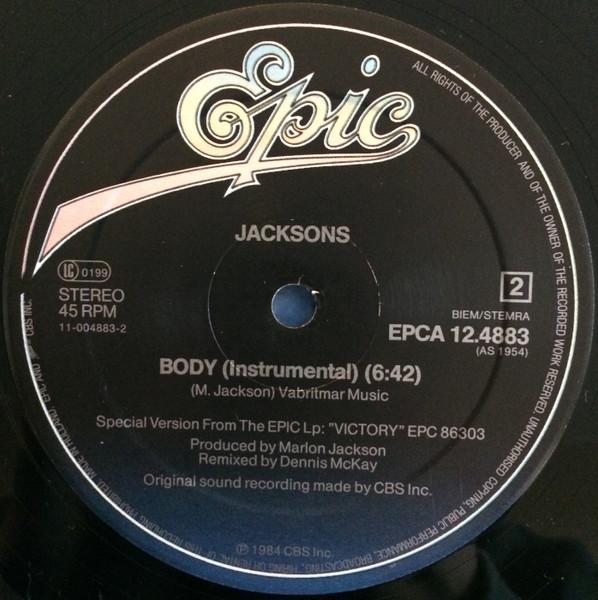 Jacksons - Body (Long Version) - 12 Inch
