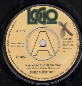 Sweet Substitute - Take Me To The Mardi Gras - 7 Inch