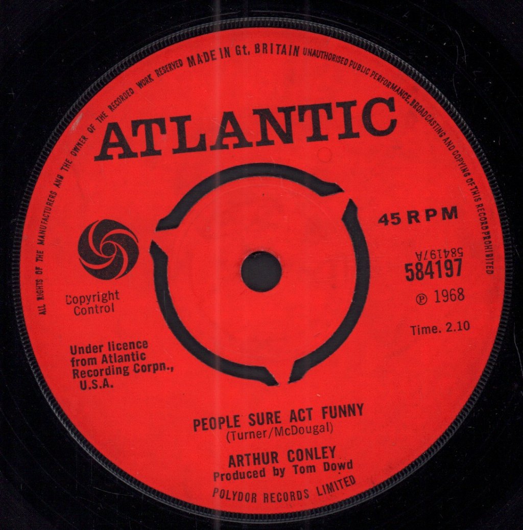 Arthur Conley - People Sure Act Funny - 7 Inch