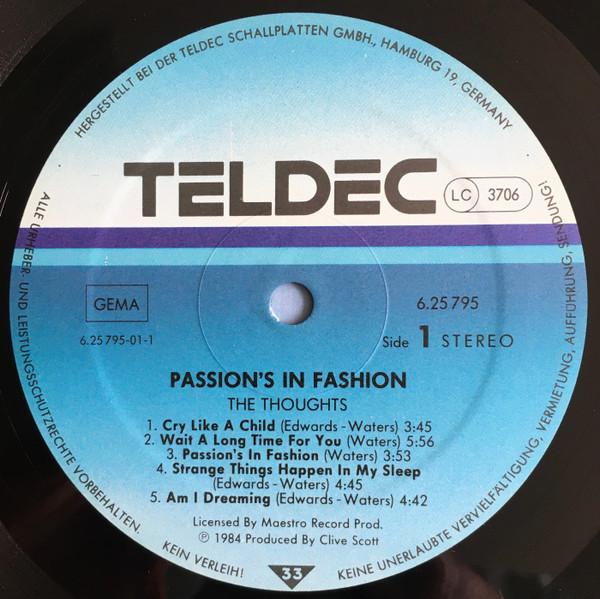 Thoughts - Passion's In Fashion - Lp
