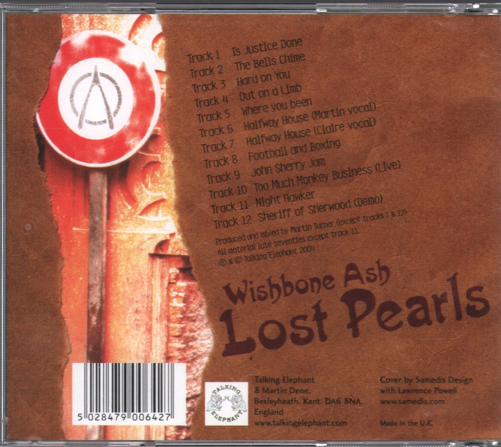 Wishbone Ash - Lost Pearls - Cd