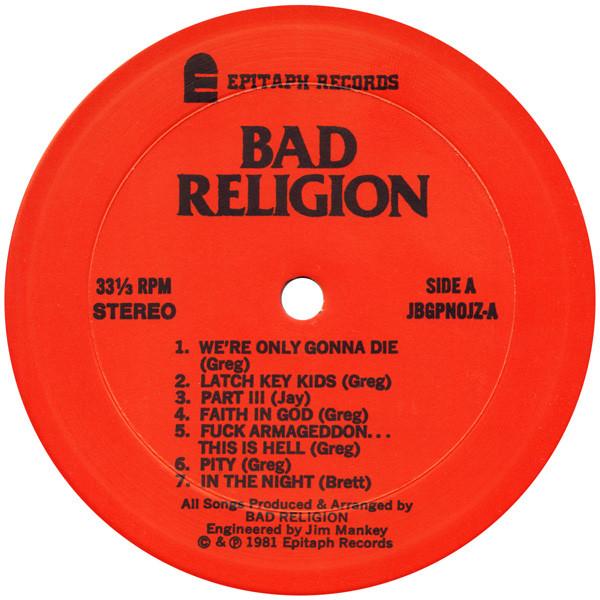 Bad Religion - How Could Hell Be Any Worse? - Lp