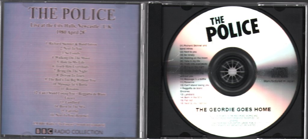 Police - Geordie Goes Home - Live in Newcastle April 1980 - Cd