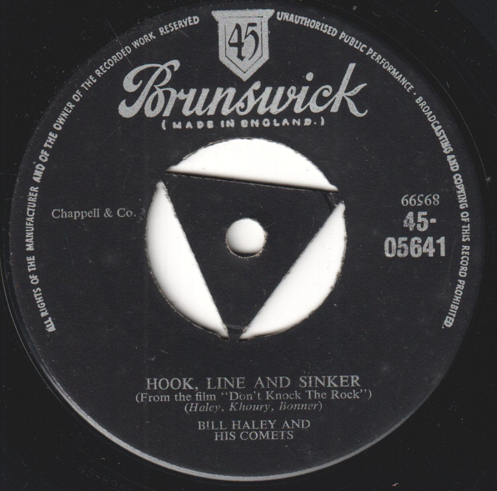 Bill Haley And His Comets - Hook Line And Sinker - 7 Inch
