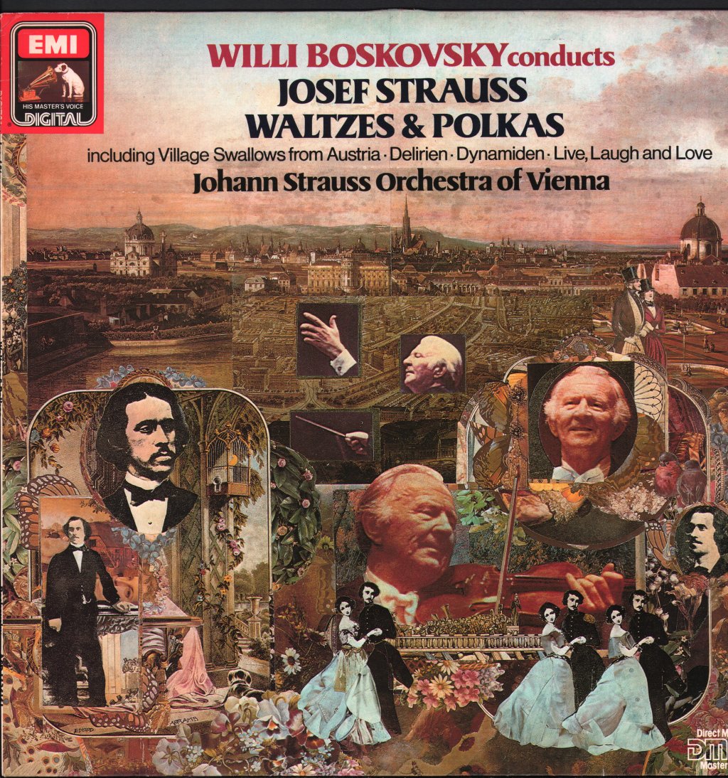 Willi Boskovsky / Johann Strauss Orchestra Of Vienna - Josef Strauss Waltzes And Polkas - Lp