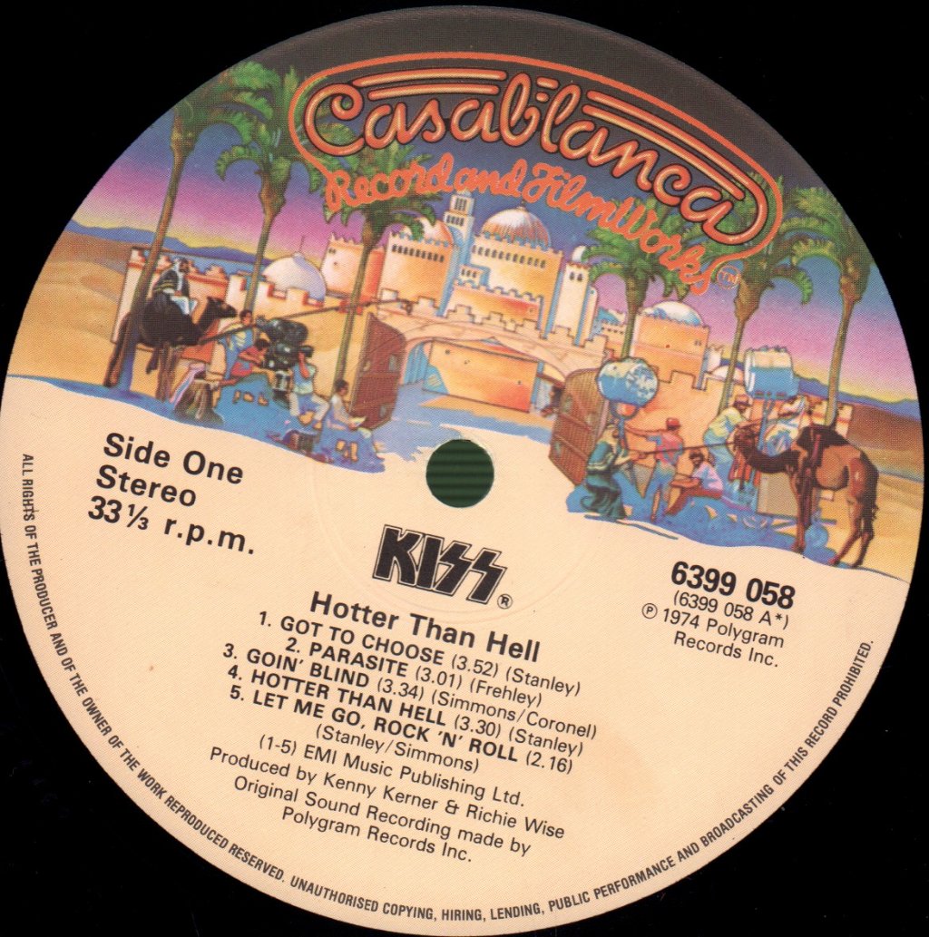 Kiss - Hotter Than Hell - Lp