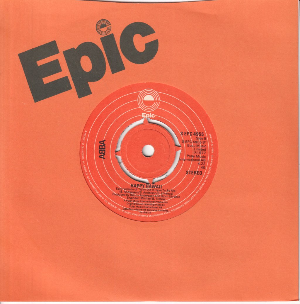 ABBA - Knowing Me Knowing You - 7 Inch
