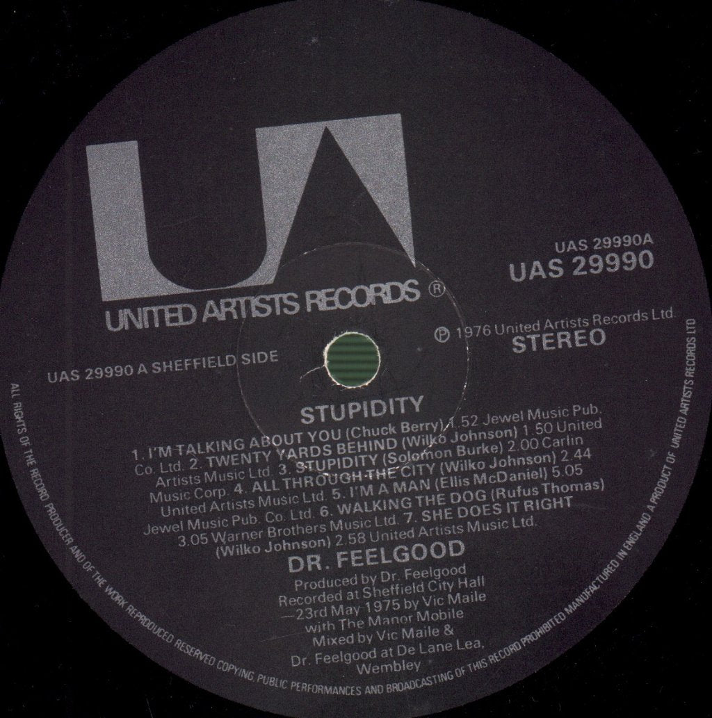 Dr Feelgood - Stupidity - Lp