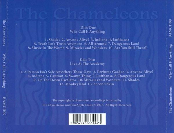 Chameleons - Why Call It Anything - Cd