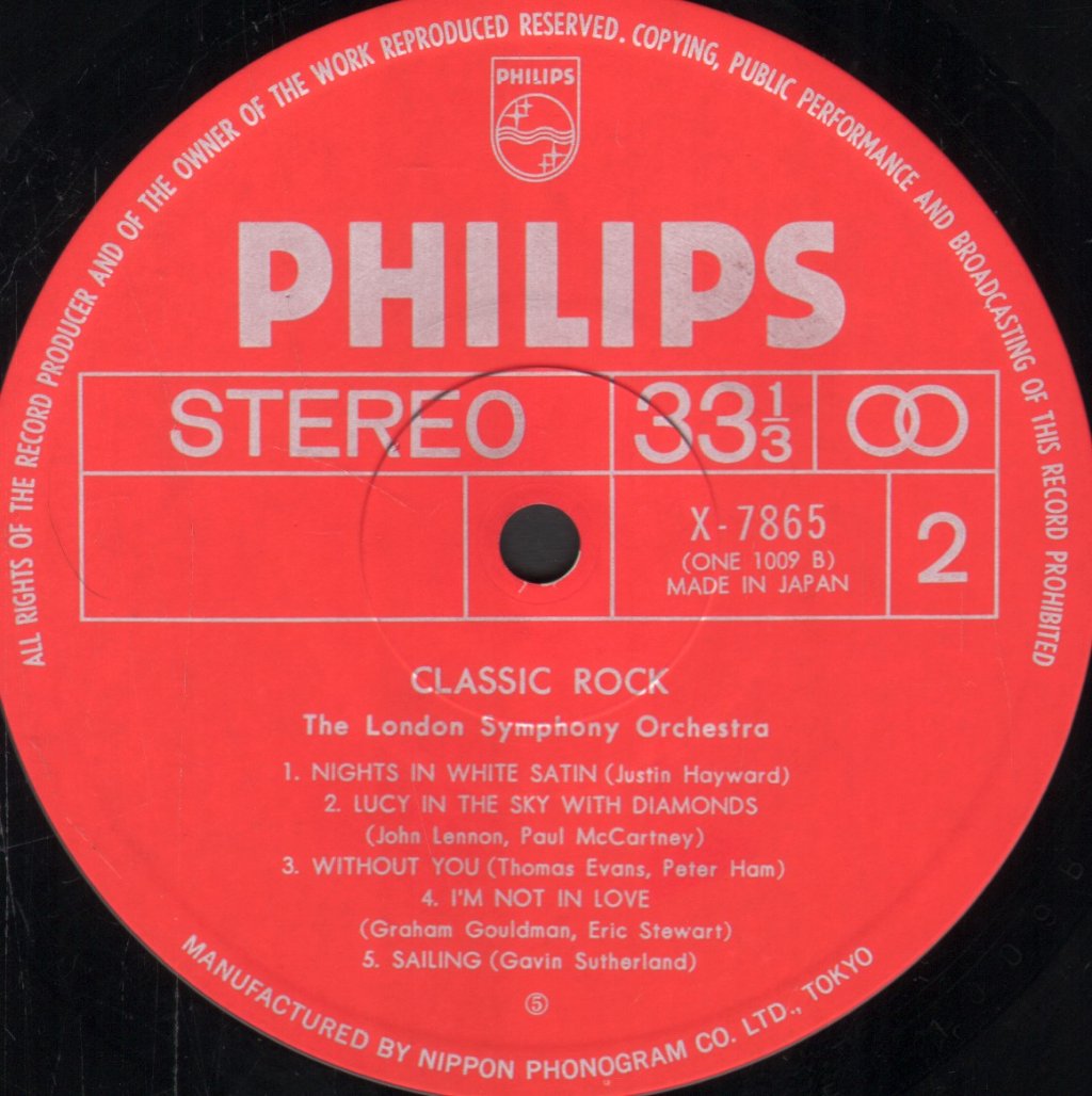 London Symphony Orchestra - Classic Rock - Lp