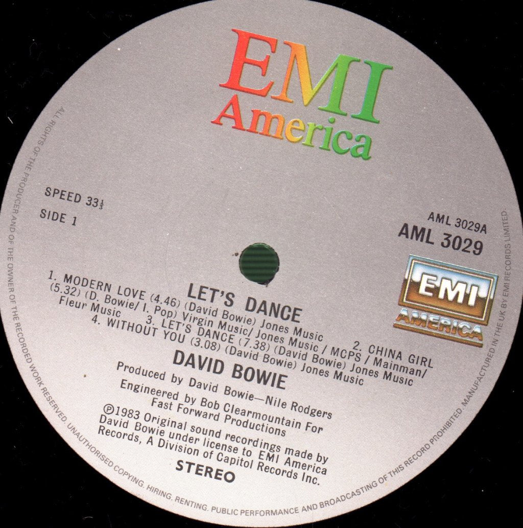 David Bowie - Let's Dance - Lp