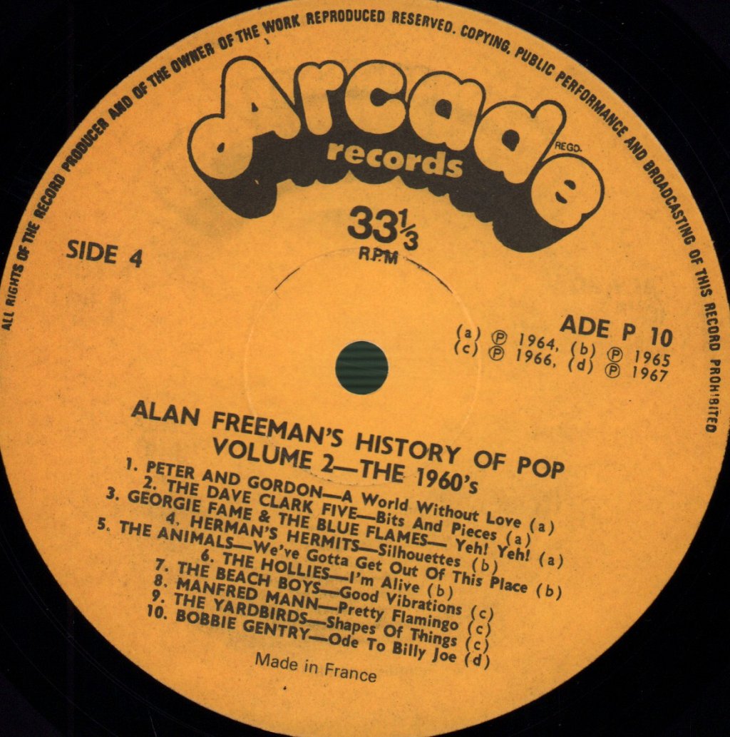 Various Artists - Alan Freeman's History Of Pop - Double Lp