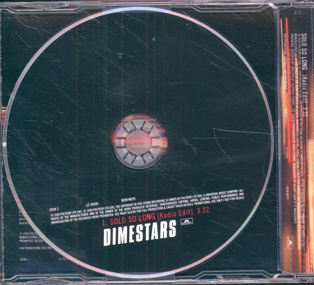 Dimestars - Solo So Long - Cd