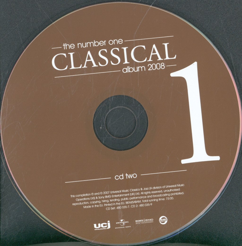 Various Artists - Number One Classical Album 2008 - Double Cd