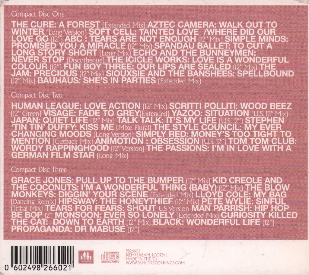 Various Artists - 12"/80s - Cd Set