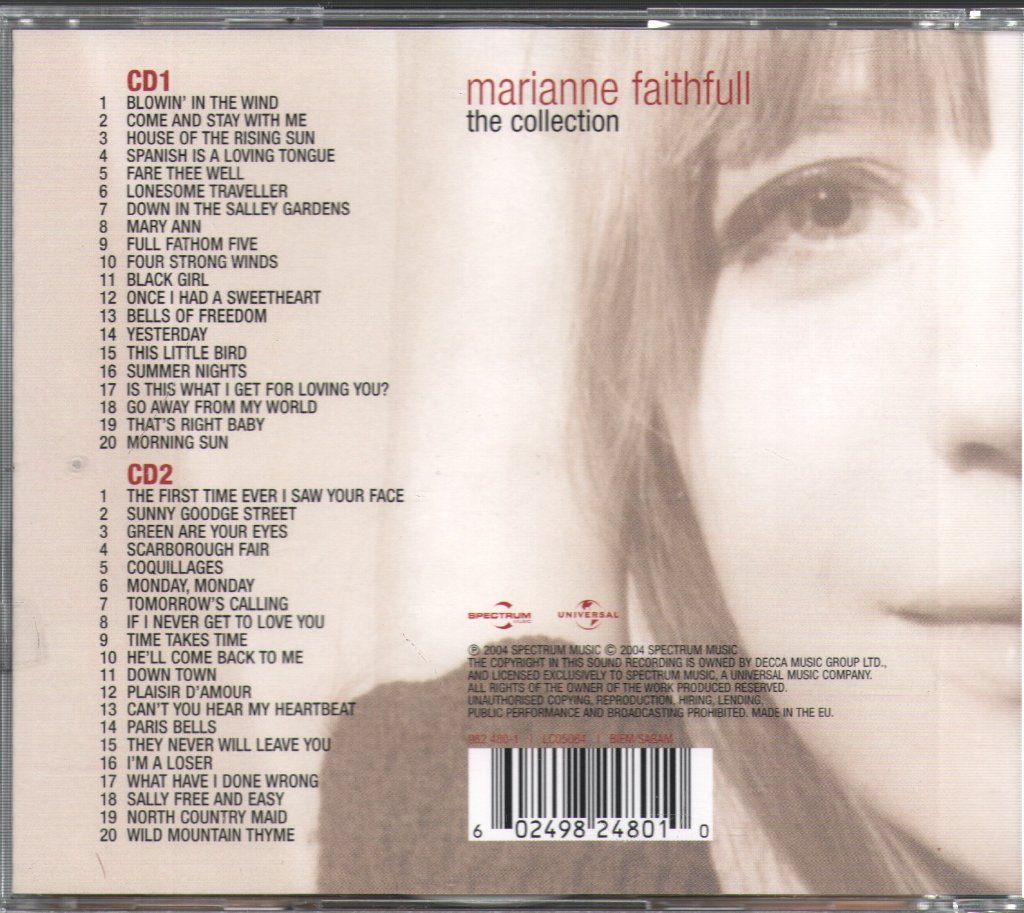 Marianne Faithfull - Collection - Double Cd