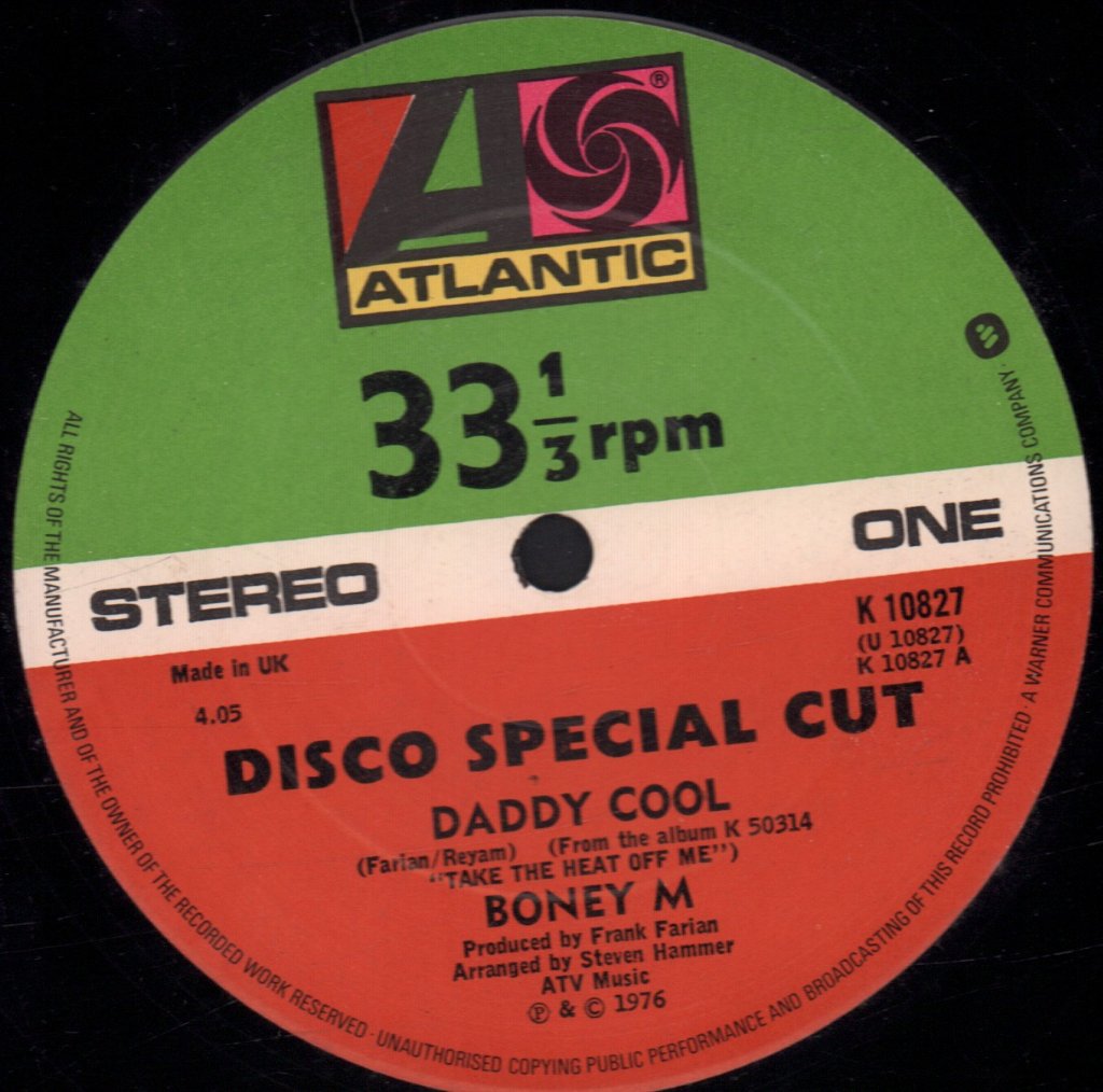 Boney M - Daddy Cool - 12 Inch