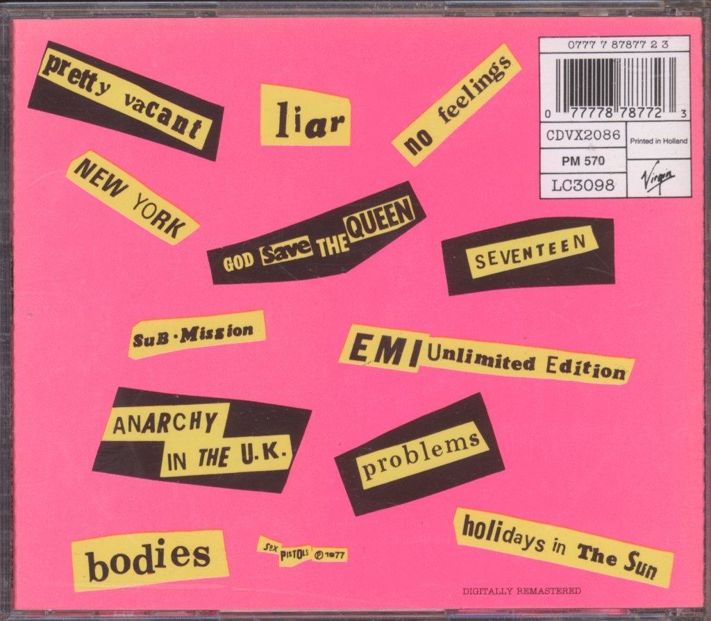 Sex Pistols - Never Mind The Bollocks Here's The Sex Pistols - Cd