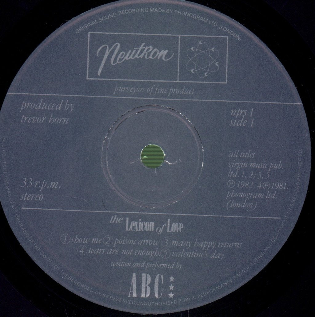 ABC - Lexicon Of Love - Lp