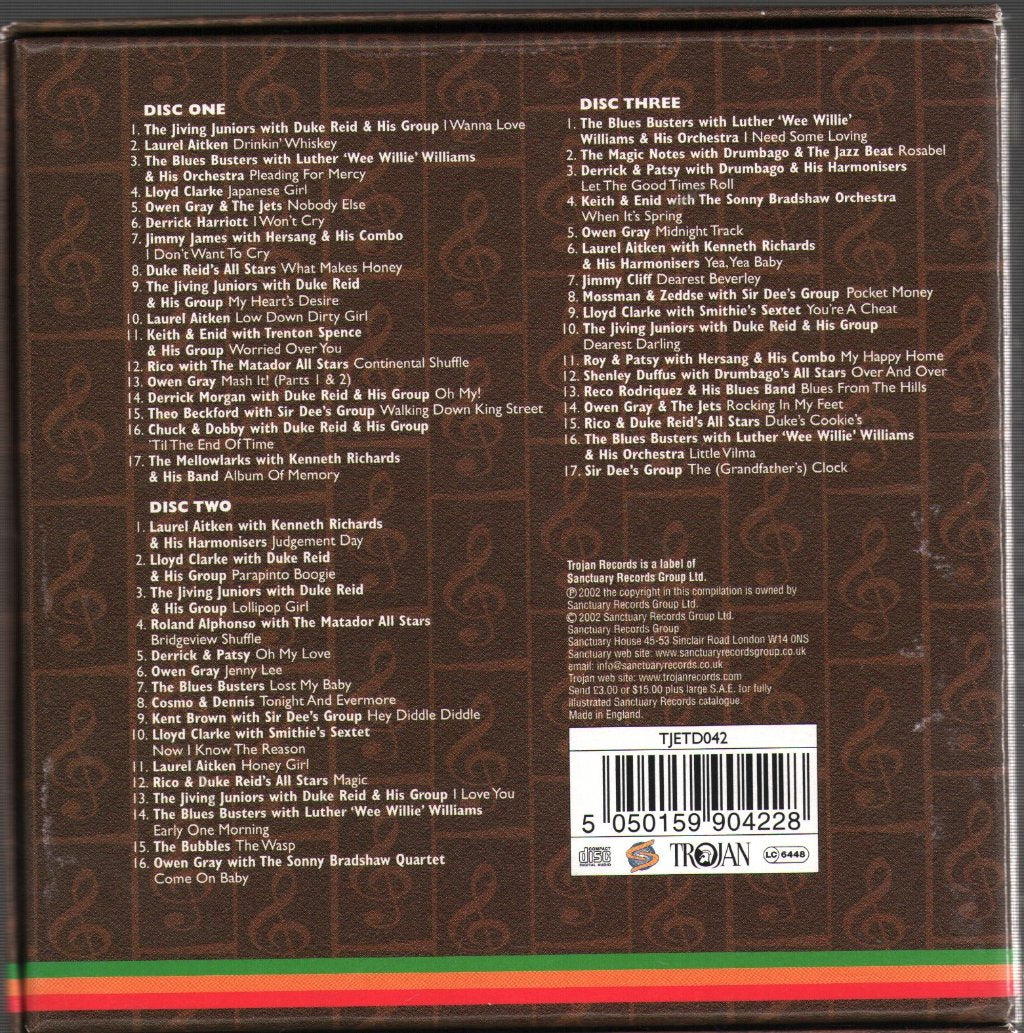 Various Artists - Trojan Jamaican R&B Box Set - Cd Set