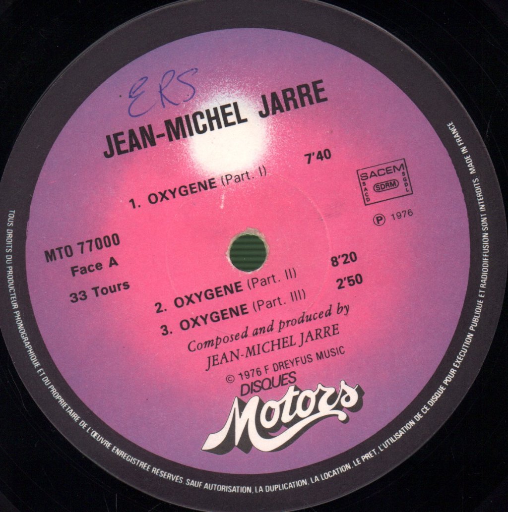 Jean Michel Jarre - Oxygene - Lp