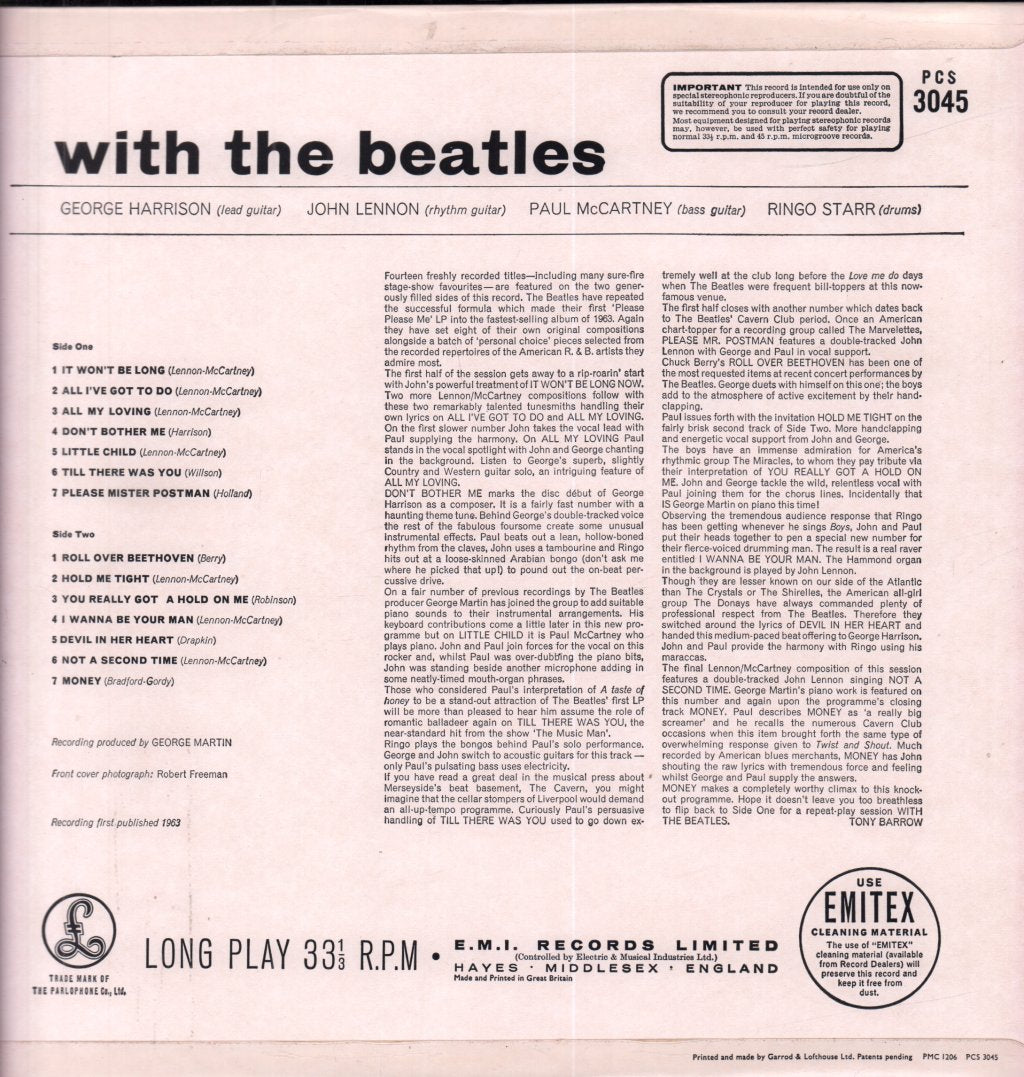 Beatles - With The - Lp