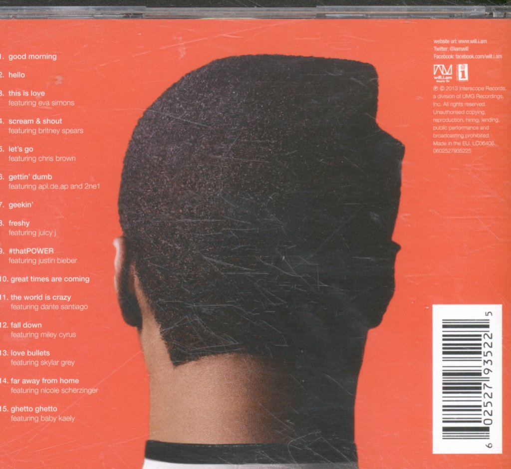 Will.I.Am - Willpower - Cd
