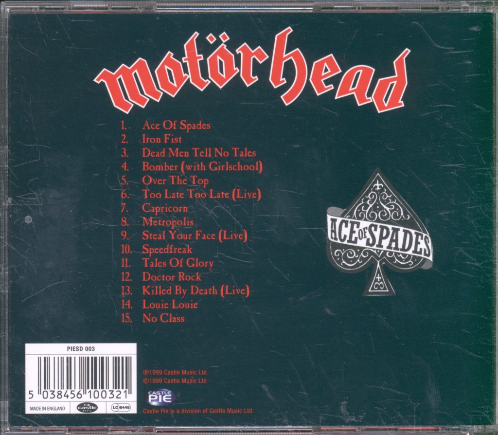 Motorhead - Ace Of Spades - Cd