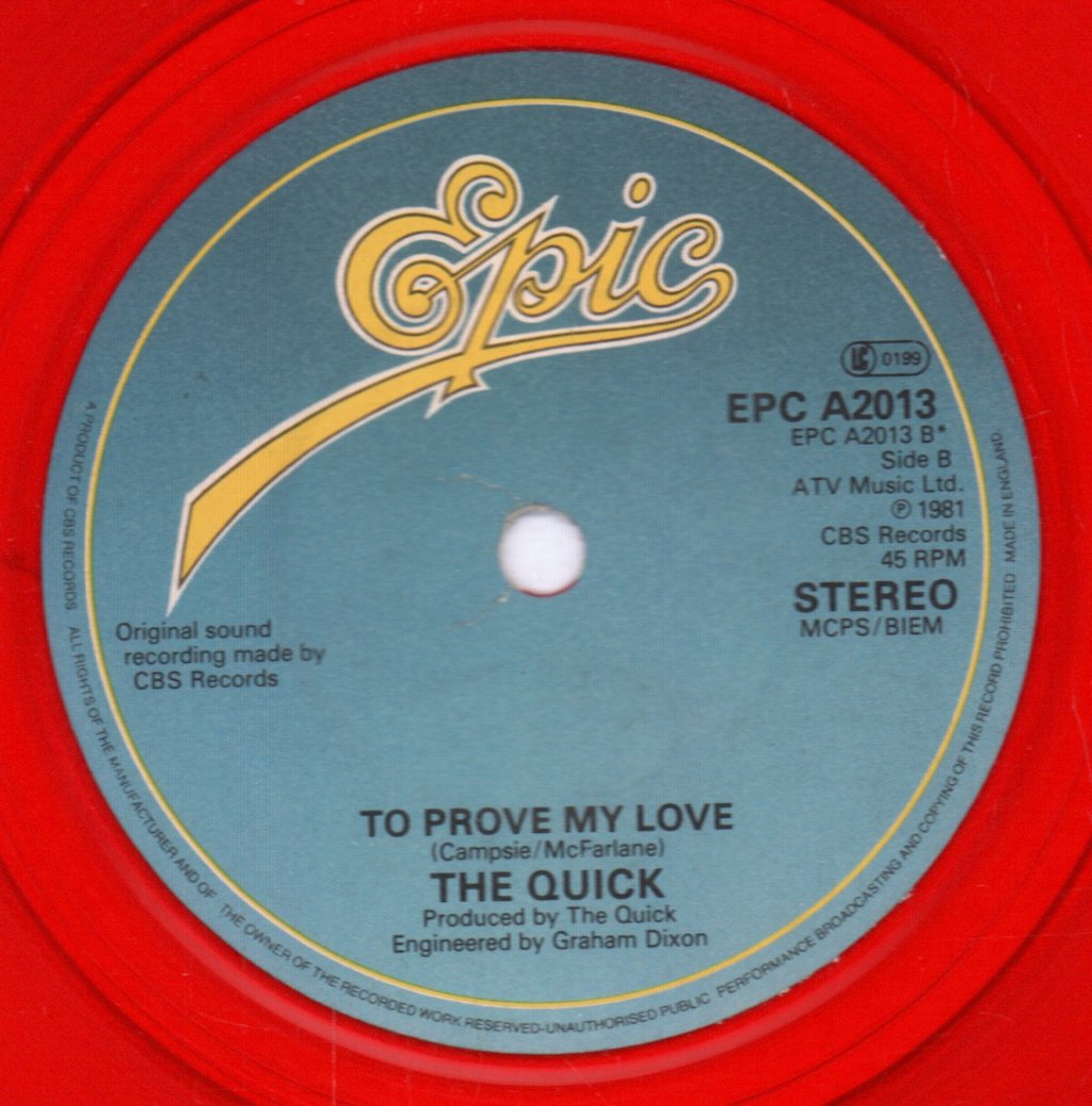 Quick - Rhythm Of The Jungle - 7 Inch