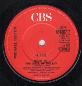 Michael Bolton - Dock Of The Bay - 7 Inch