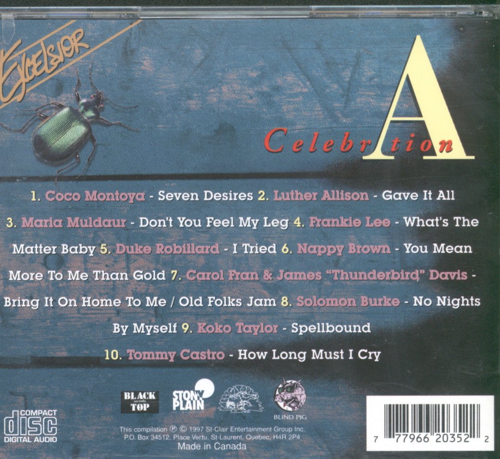 Various Artists - A Celebration Of Blues Great Singers Vol. 2 - Cd
