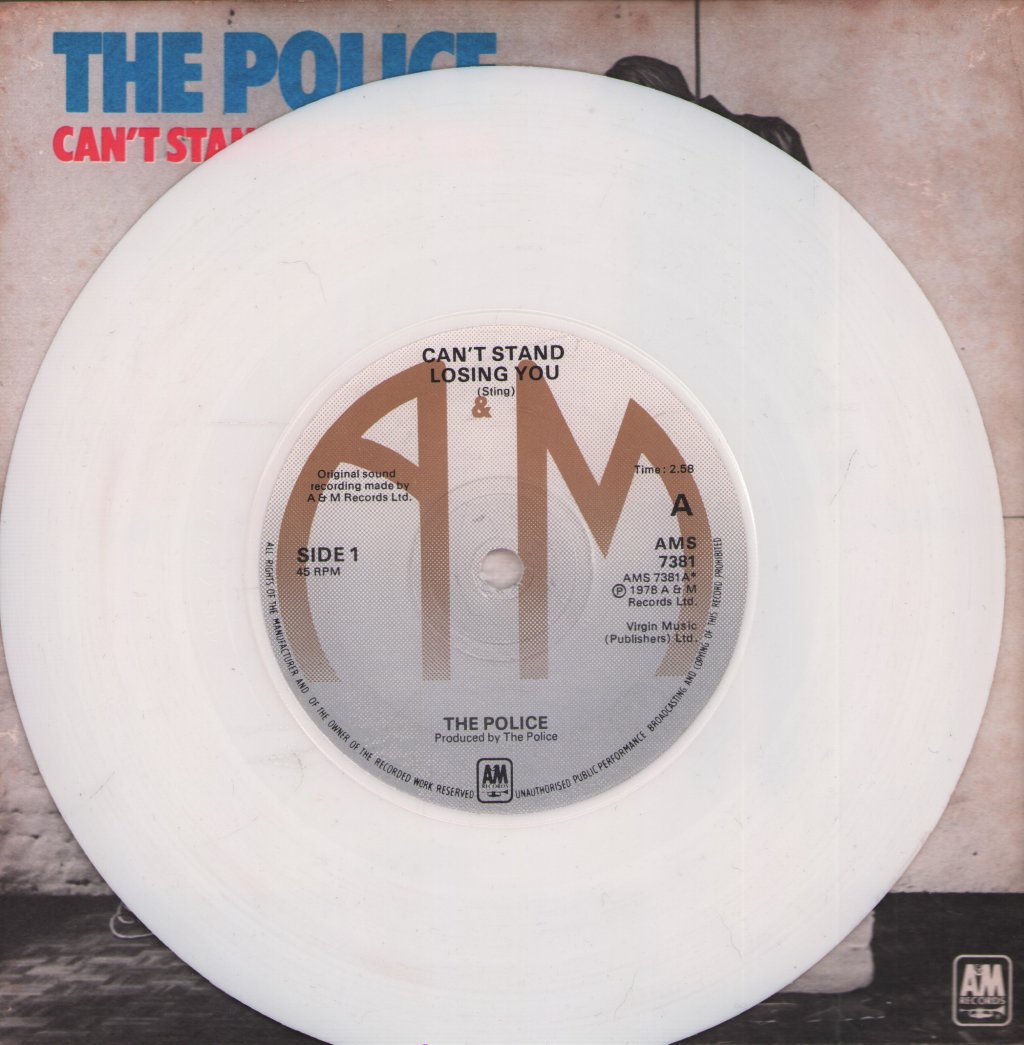 Police - Can't Stand Losing You - 7 Inch