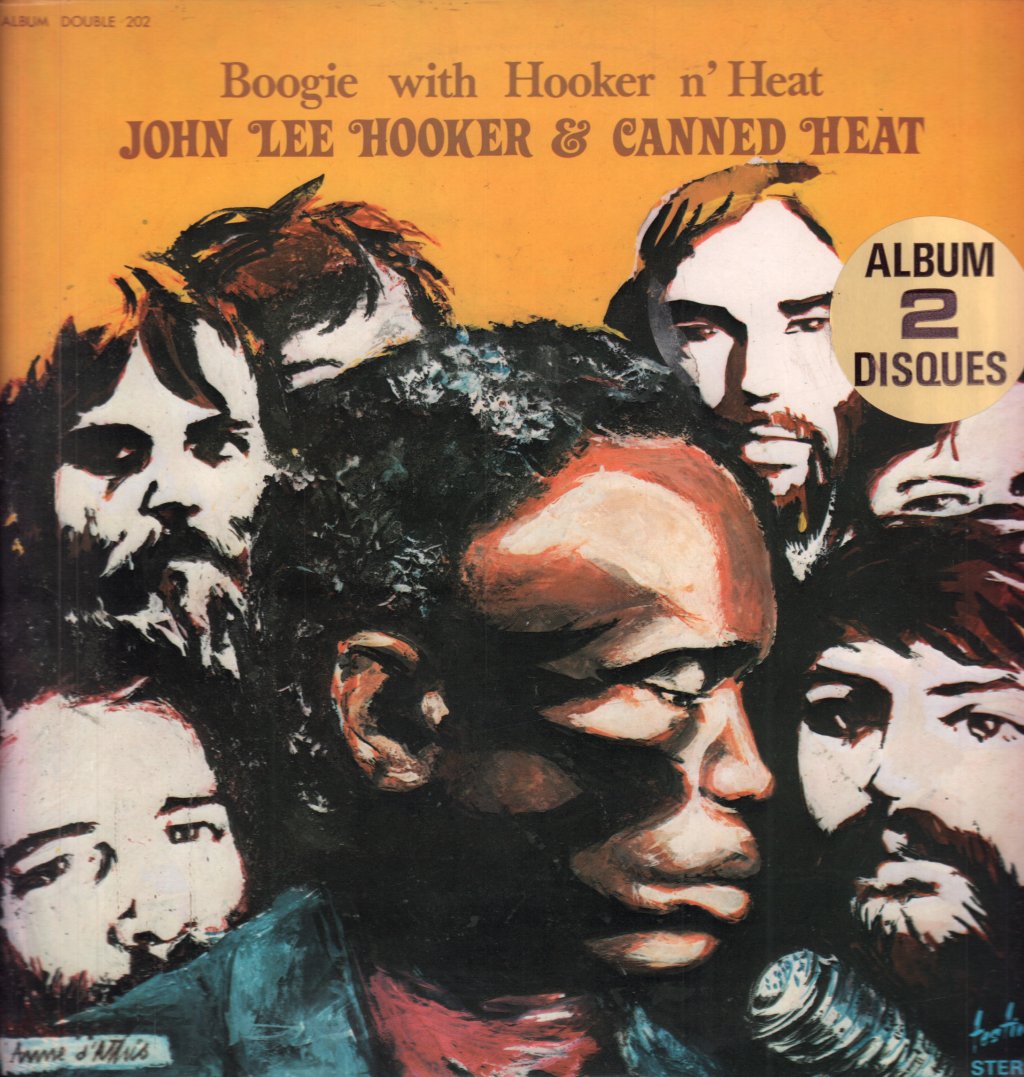 John Lee Hooker & Canned Heat - Boogie With Hooker N' Heat - Double Lp